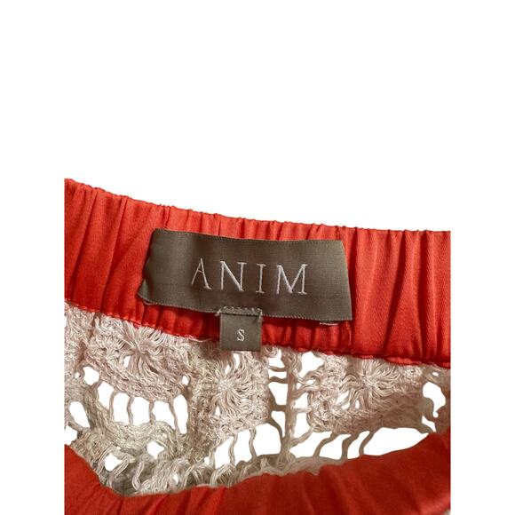 ANIM Women's Prea Cotton Crochet Flared Pants In Multi size Small $318 - Picture 4 of 6